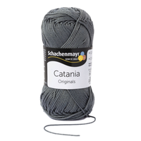 Obrázok ku produktu Bavlnená priadza SCHACHENMAYR SMC CATANIA 00242 sivá tmavá