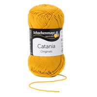Obrázok ku produktu Bavlnená priadza SCHACHENMAYR SMC CATANIA 00249 žltá okrová