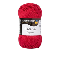 Obrázok ku produktu Bavlnená priadza SCHACHENMAYR SMC CATANIA 00424 červená