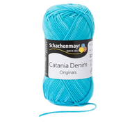 Obrázok ku produktu Bavlnená priadza SCHACHENMAYR SMC CATANIA DENIM 0165 modrá tyrkysová