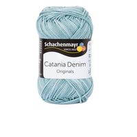 Obrázok ku produktu Bavlnená priadza SCHACHENMAYR SMC CATANIA DENIM 0171 modrá svetlá mentolová
