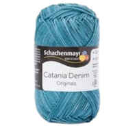 Obrázok ku produktu Bavlnená priadza SCHACHENMAYR SMC CATANIA DENIM 0186 modrá svetlá
