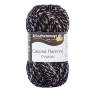 Obrázok ku produktu Bavlnená priadza SCHACHENMAYR SMC CATANIA FLAMME 00110 čierna sivá bežová