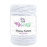 Obrázok ku produktu Špagát na macrame techniku ReTwisst CHAINY COTTON 01 biela
