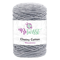 Obrázok ku produktu Špagát na macrame techniku ReTwisst CHAINY COTTON 03 sivá