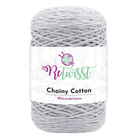 Obrázok ku produktu Špagát na macrame techniku ReTwisst CHAINY COTTON 04 sivá svetlá