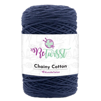 Obrázok ku produktu Špagát na macrame techniku ReTwisst CHAINY COTTON 12 modrá tmavá