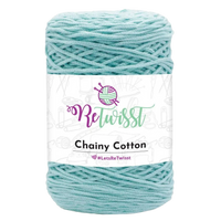Obrázok ku produktu Špagát na macrame techniku ReTwisst CHAINY COTTON 13 modrá mentolová