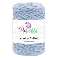 Obrázok ku produktu Špagát na macrame techniku ReTwisst CHAINY COTTON 17 modrá svetlá