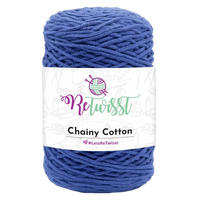 Obrázok ku produktu Špagát na macrame techniku ReTwisst CHAINY COTTON 19 modrá