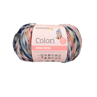 Obrázok ku produktu Vlna na pletenie SCHACHENMAYR COLORI 00084 ružová béžová modrá hnedá