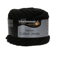 Obrázok ku produktu Pletacia priadza SCHACHENMAYR COTTON JERSEY 00099 čierna