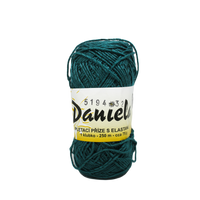 Obrázok ku produktu Pletacia priadza Niťárna DANIELA 5194 zelená tmavá