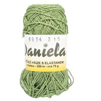 Obrázok ku produktu Pletacia priadza Niťárna DANIELA 6954 zelená