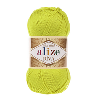 Obrázok ku produktu Pletacia priadza Alize DIVA 109 zelená