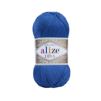 Obrázok ku produktu Pletacia priadza Alize DIVA 132 modrá