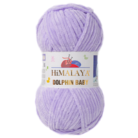 Obrázok ku produktu Pletacia priadza Himalaya DOLPHIN BABY 80305 fialová svetlá
