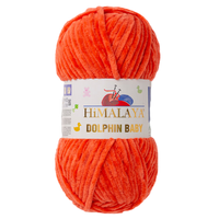 Obrázok ku produktu Pletacia priadza Himalaya DOLPHIN BABY 80312 oranžová tmavá