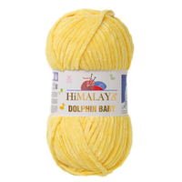 Obrázok ku produktu Pletacia priadza Himalaya DOLPHIN BABY 80313 žltá sýta