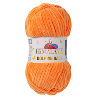 Obrázok ku produktu Pletacia priadza Himalaya DOLPHIN BABY 80316 oranžová svetlá