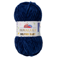 Obrázok ku produktu Pletacia priadza Himalaya DOLPHIN BABY 80321 modrá tmavá