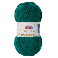 Obrázok ku produktu Pletacia priadza Himalaya DOLPHIN BABY 80331 zelená tmavá
