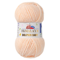 Obrázok ku produktu Pletacia priadza Himalaya DOLPHIN BABY 80333 oranžová svetlá