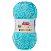Obrázok ku produktu Pletacia priadza Himalaya DOLPHIN BABY 80335 modrá tyrkysová