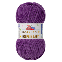 Obrázok ku produktu Pletacia priadza Himalaya DOLPHIN BABY 80340 fialová