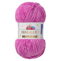 Obrázok ku produktu Pletacia priadza Himalaya DOLPHIN BABY 80356 ružová fialová