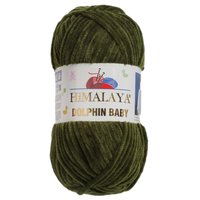 Obrázok ku produktu Pletacia priadza Himalaya DOLPHIN BABY 80361 zelená tmavá