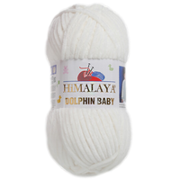 Obrázok ku produktu Pletacia priadza Himalaya DOLPHIN BABY 80363 smotanová