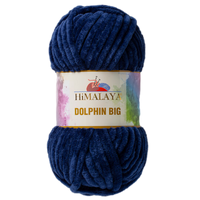 Obrázok ku produktu Pletacia priadza Himalaya DOLPHIN BIG 708 modrá tmavá