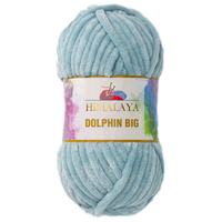 Obrázok ku produktu Pletacia priadza Himalaya DOLPHIN BIG 714 sivá zelená mentolová