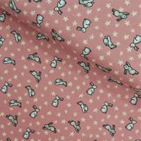 Obrázok ku produktu LÁTKA FLANNEL detská zajačiky ružová