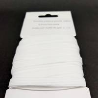 Obrázok ku produktu GUMA 6,5mm prádlová plochá biela bal.10m