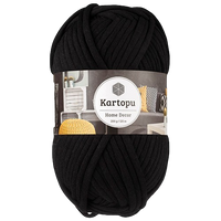 Obrázok ku produktu Pletacia priadza Kartopu HOME DECOR 940 čierna