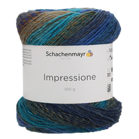 Obrázok ku produktu Pletacia vlna SCHACHENMAYR IMPRESSIONE 00084 modrá béžová zelená