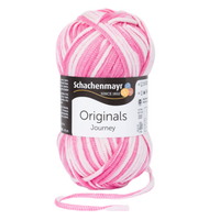 Obrázok ku produktu Pletacia priadza SCHACHENMAYR JOURNEY 00135 ružová biela
