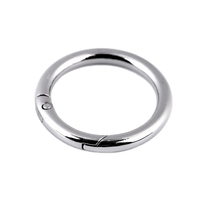 Obrázok ku produktu KARABÍNA okrúhla sivá strieborná