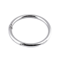 Obrázok ku produktu KARABÍNA okrúhla 59mm sivá strieborná