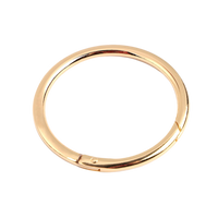 Obrázok ku produktu KARABÍNA okrúhla žltá zlatá 50mm