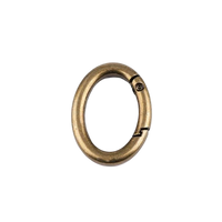 Obrázok ku produktu KARABÍNA oválna hnedá stará mosadz