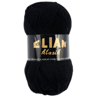 Obrázok ku produktu Pletacia priadza Elian KLASIK 217 čierna