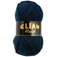 Obrázok ku produktu Pletacia priadza Elian KLASIK 406 modrá tmavá