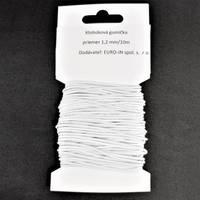 Obrázok ku produktu GUMA klobúková 1,5mm biela bal.10m