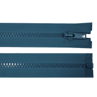 Obrázok ku produktu ZIPS kostený šírka 5mm dlĺžka 45cm modrá tmavá tyrkysová