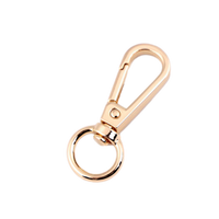 Obrázok ku produktu KARABÍNA kovová žltá zlatá 50mm