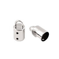 Obrázok ku produktu KONCOVKA NA ŠNÚRKY kovová sivá strieborná