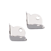 Obrázok ku produktu ROŽKY NA TAŠKY kovové sivá strieborná